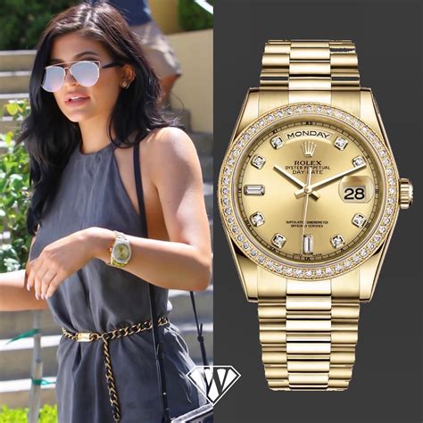 kylie jenner watch with diamond rolex|best rolex watches for women.